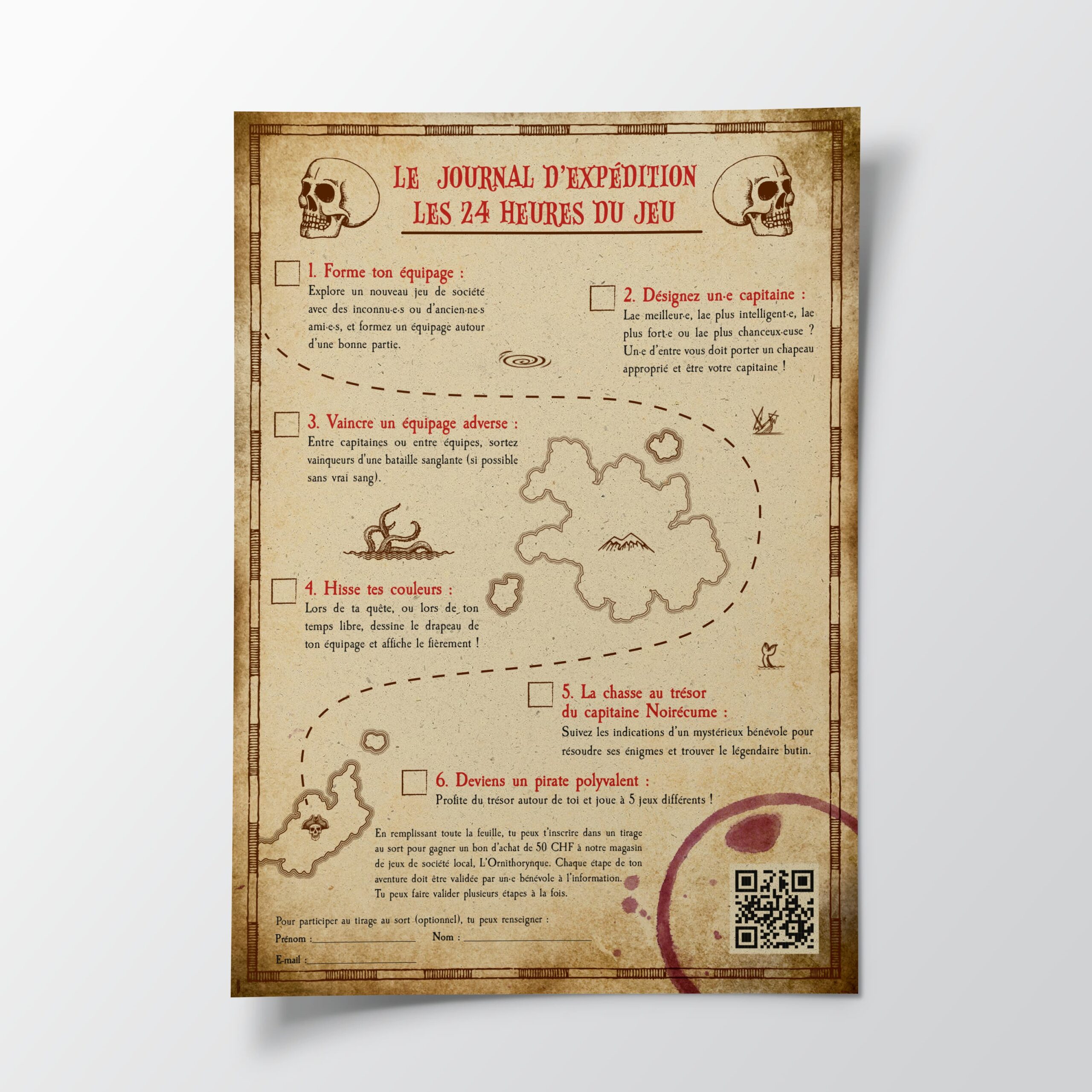 Le journal d&rsquo;expédition